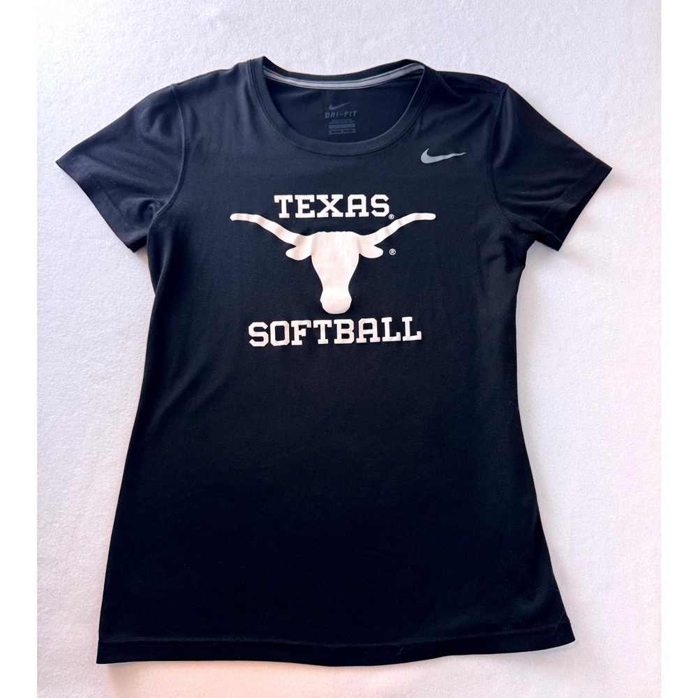 Nike Dri-FIT Texas Longhorns Softball Performance Shirt Women's XS Black